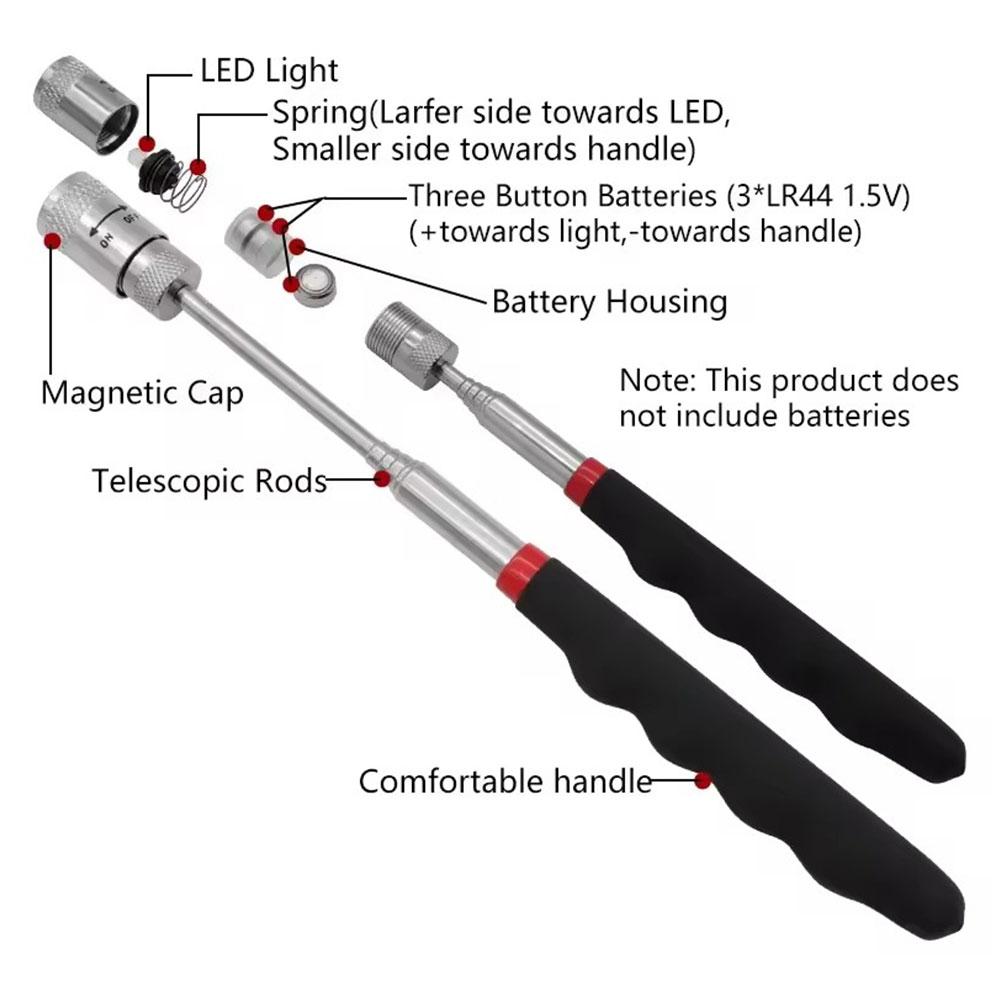 Telescopic Magnetic Pen with L - огляд і ціна Fishing Rod Telescopic