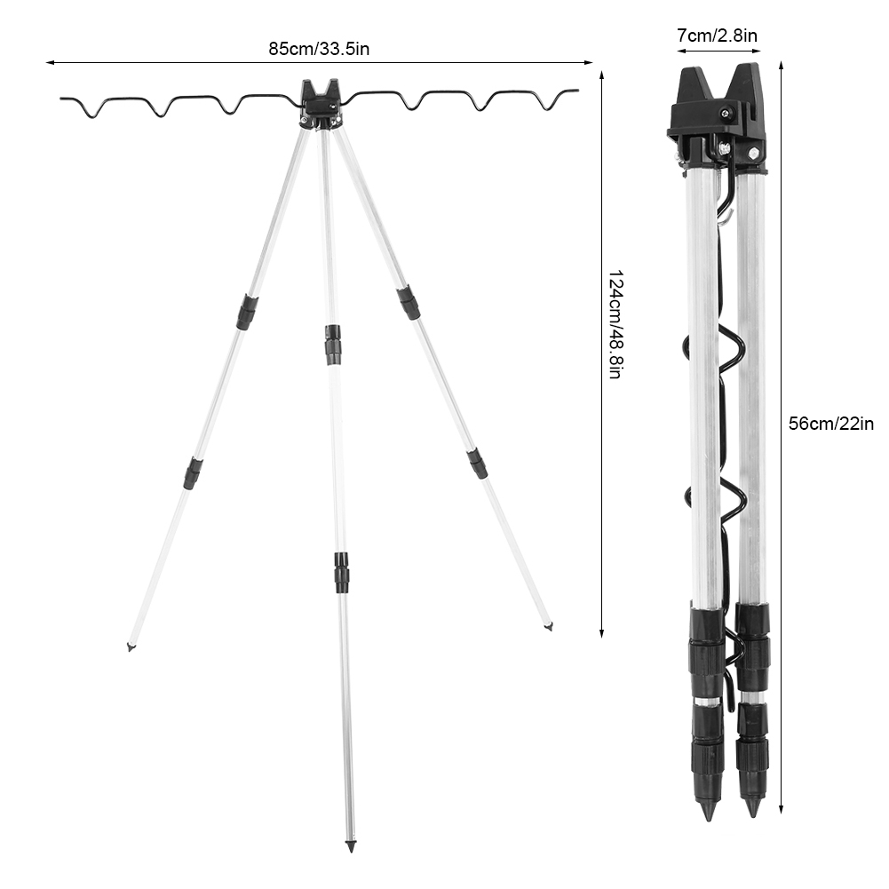 Fishing Pole Tripod Holders Mu - огляд і ціна Fishing Rod Casting