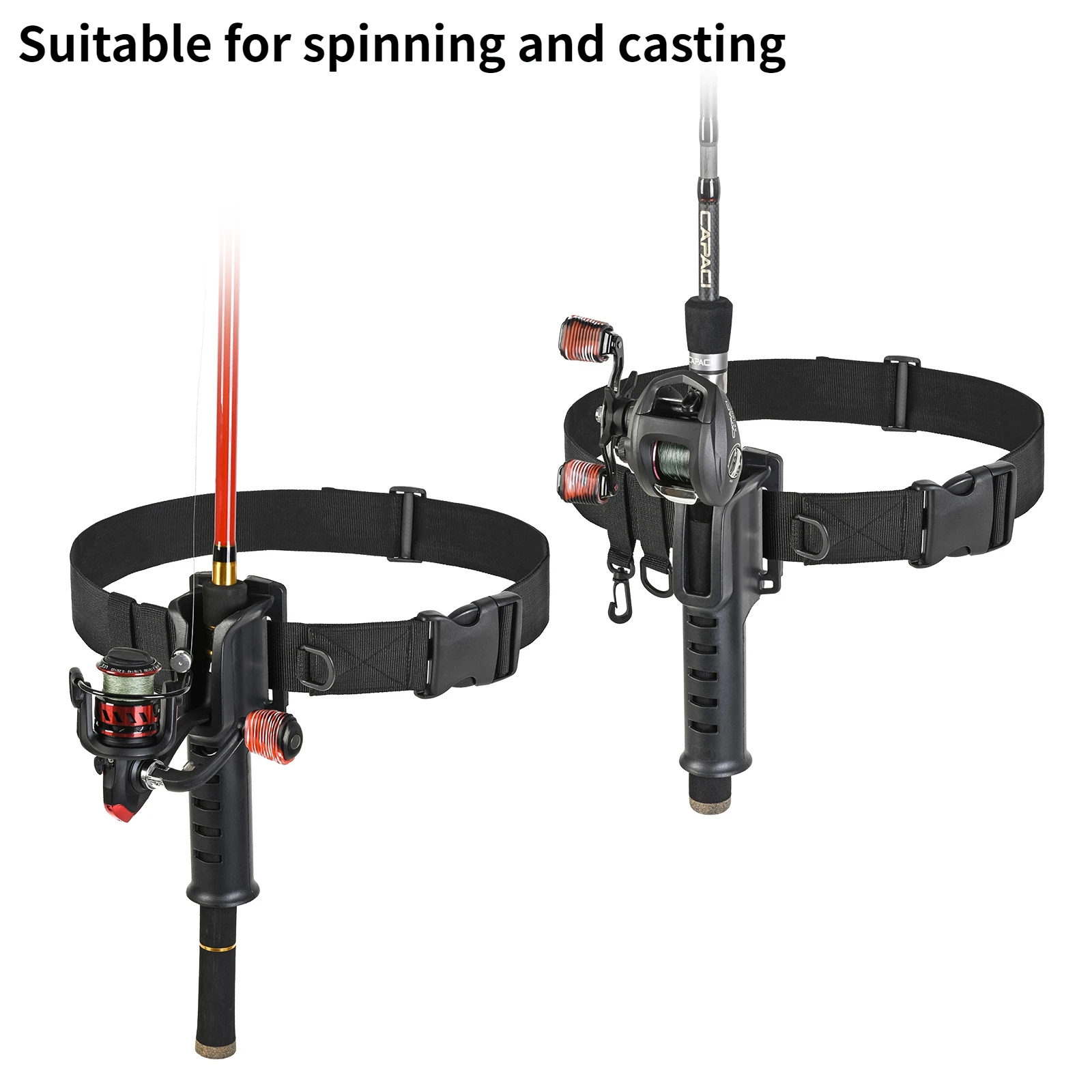Hanging Fishing Waist Belt Rod - огляд і ціна Fishing Rod Spinning