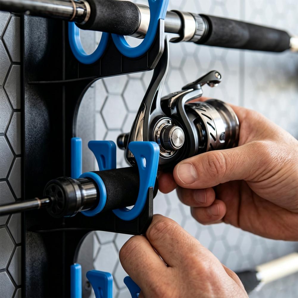 Wall Mounted Fishing Rod Rack  - огляд і ціна Fishing Rod Rack