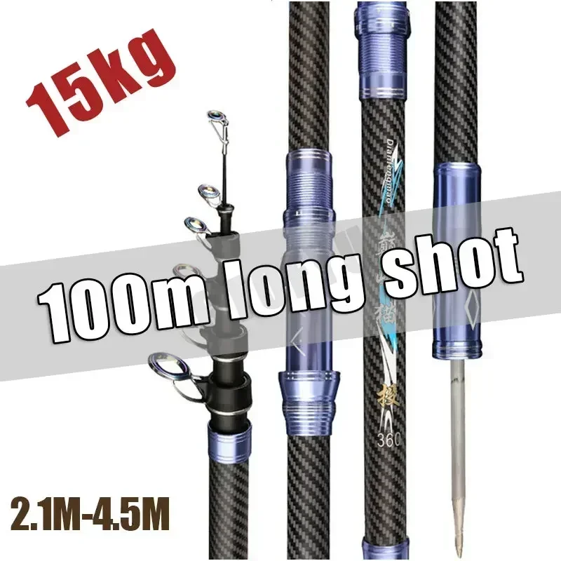 Best Telescopic Portable Rotar - огляд і ціна Fishing Rod Surf