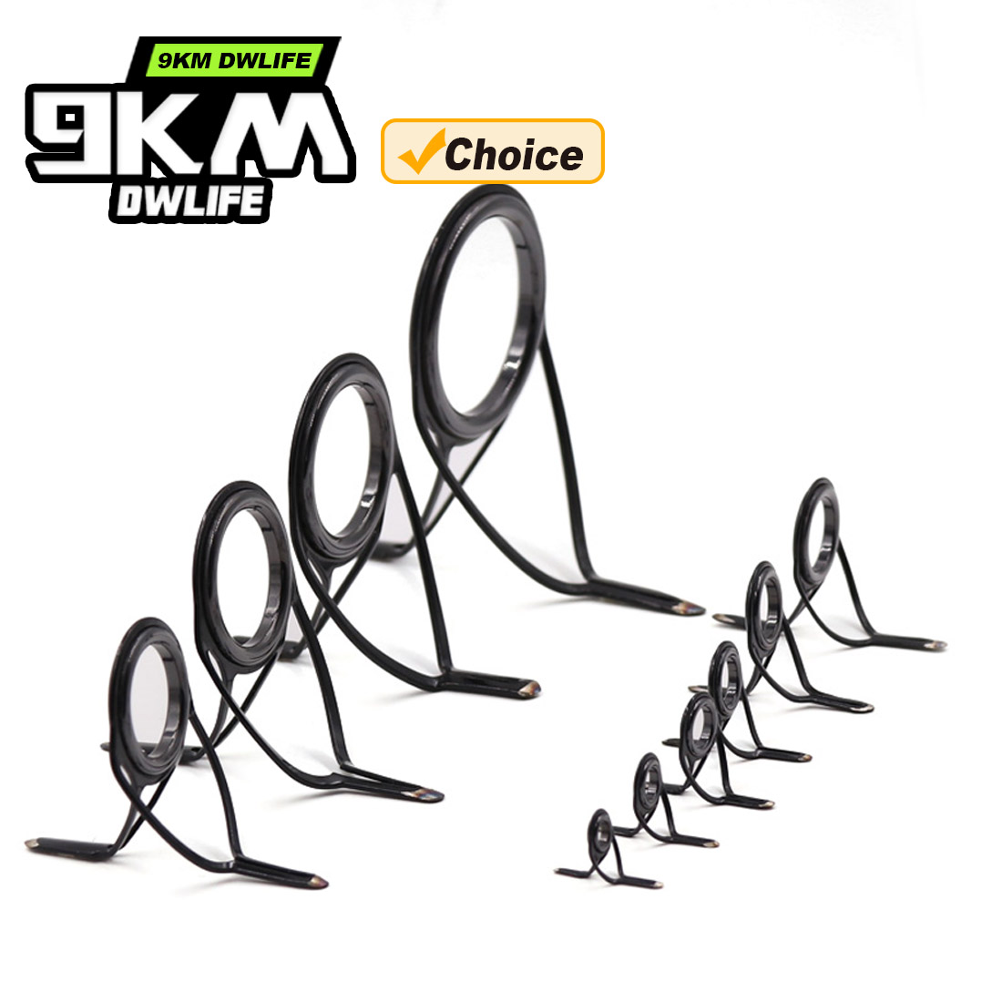 9KM OB Curved Rod Guide Kit 10 - огляд і ціна Fishing Rod Spinning
