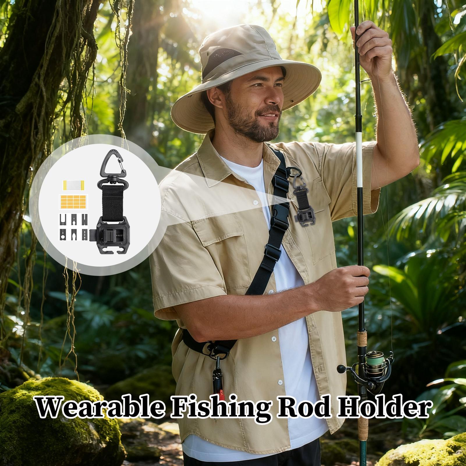 Wearable Fishing Rod Clips Hol - огляд і ціна Fishing Rod Surf