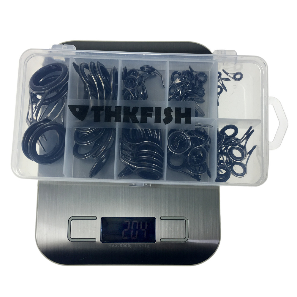 THKFISH 75pcs Fishing Rod Guid - огляд і ціна Fishing Rod Guide Replacement