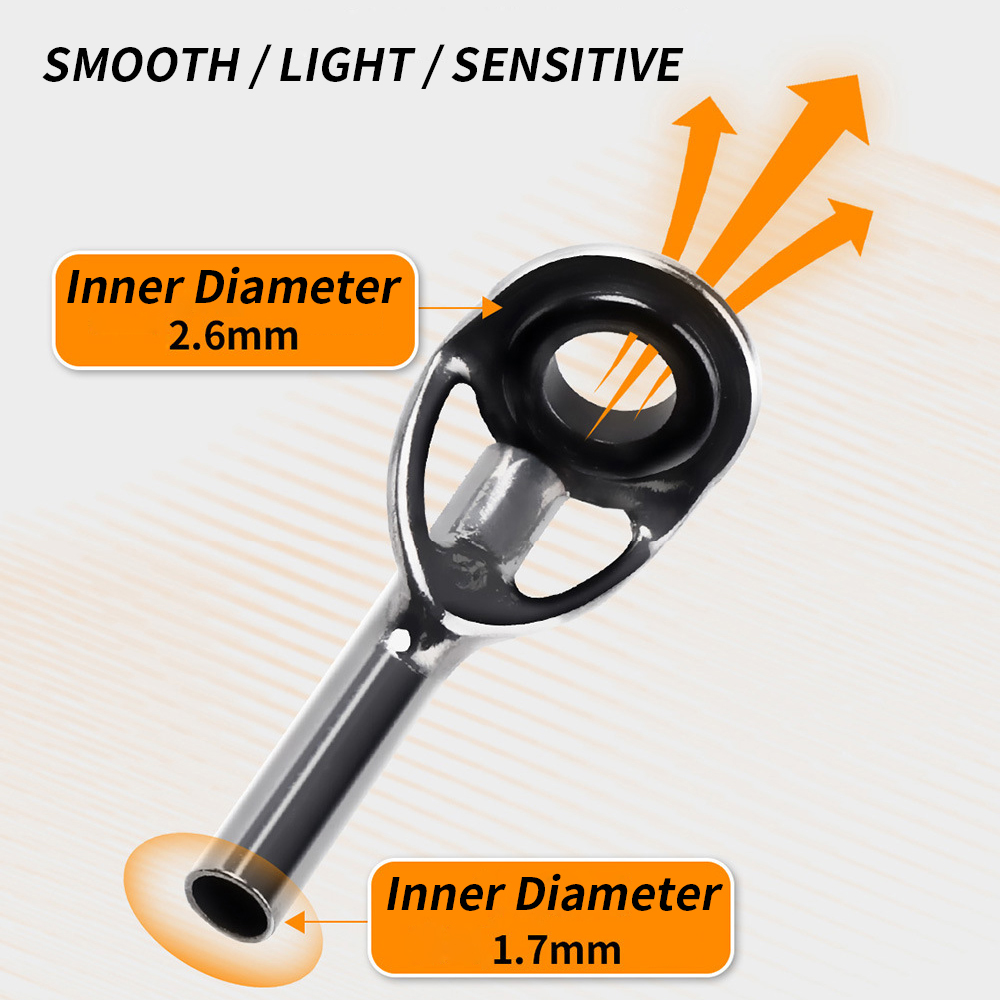 9Pcs Fishing Rod Guides Ring R - огляд і ціна Fishing Rod Spinning
